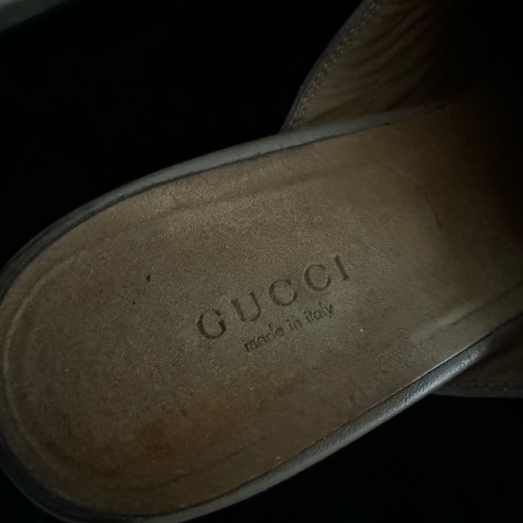 Women’s Princetown horsebit Leather mule in taupe leather - Picture 6 of 9